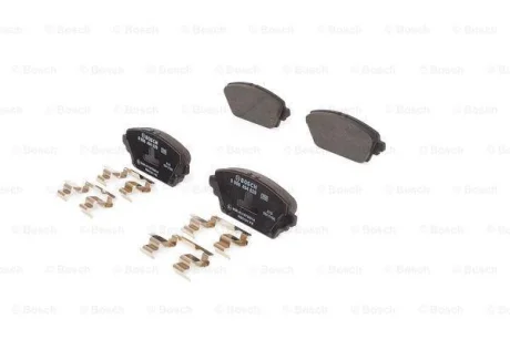Комплект гальмівних колодок передн, HONDA ACCORD VI NISSAN ALMERA TINO, PRIMERA 1.6-2.3 10.98- BOSCH 0 986 494 629