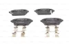 Комплект гальмівних колодок передн, HONDA ACCORD VI NISSAN ALMERA TINO, PRIMERA 1.6-2.3 03.97- BOSCH 0 986 494 633 (фото 7)