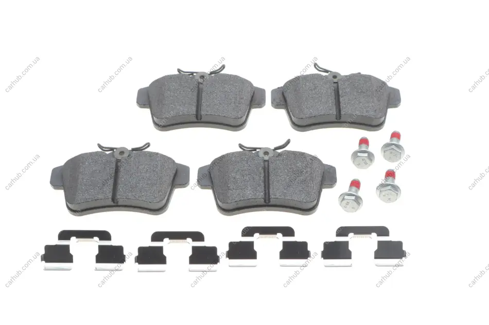 Колодки гальмівні (задні) Citroen C4 09-/DS4/DS5 11-15/Peugeot 308/508/3008/5008 09-18 (з прижимною пластиною) BOSCH 0 986 494 640 (фото 1)