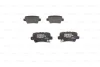 Комплект гальмівних колодок задн, HONDA CIVIC VIII 1.4-2.2D 09.05-01.12 BOSCH 0 986 494 642 (фото 4)