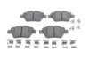 Комплект гальмівних колодок задн, AUDI A1, A3 SEAT ALTEA, ALTEA XL, LEON SKODA OCTAVIA II, SUPERB II, YETI VW BEETLE, CADDY III, EOS, GOLF VI, JETTA III, JETTA IV, SCIROCCO 1.0-3.6 02.03- BOSCH 0 986 494 643 (фото 1)