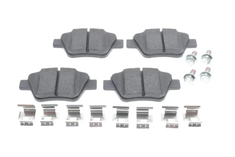 Комплект гальмівних колодок задн, AUDI A1, A3 SEAT ALTEA, ALTEA XL, LEON SKODA OCTAVIA II, SUPERB II, YETI VW BEETLE, CADDY III, EOS, GOLF VI, JETTA III, JETTA IV, SCIROCCO 1.0-3.6 02.03- BOSCH 0 986 494 643