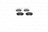Комплект гальмівних колодок передн, SUBARU FORESTER, IMPREZA, LEGACY IV, LEGACY V, OUTBACK 1.5-3.0 12.00- BOSCH 0 986 494 653 (фото 4)