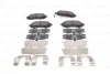 Комплект гальмівних колодок передн, SUBARU FORESTER, IMPREZA, LEGACY IV, LEGACY V, OUTBACK 1.5-3.0 12.00- BOSCH 0 986 494 653 (фото 6)