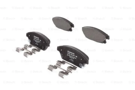 Колодки гальмівні (передні) Opel Astra J/Zafira C/Chevrolet Cruze 09- BOSCH 0 986 494 657