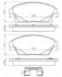Колодки гальмівні (передні) Opel Astra J/Zafira C/Chevrolet Cruze 09- BOSCH 0 986 494 657 (фото 8)