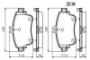 Колодки гальмівні (передні) MB A-class (W176)/B-class (W246) 11-18 BOSCH 0 986 494 663 (фото 2)