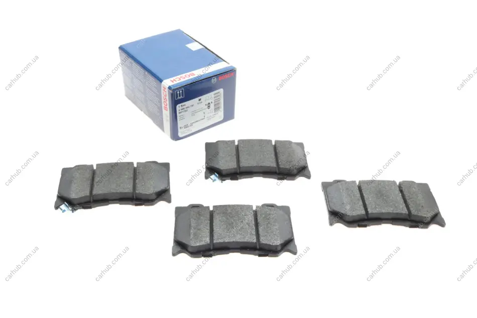 Колодки гальмівні (передні) Infiniti FX/G 07-/M37/M 10-/Q50/Q60/Q70/QX70 13-/Nissan Skyline 14- BOSCH 0 986 494 707 (фото 1)