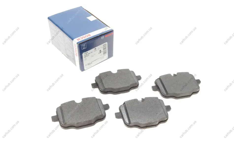 Колодки гальмівні (задні) BMW 5 (F10/F11/F18)/6 (F12/F13) 09- (TRW) BOSCH 0 986 494 759 (фото 1)