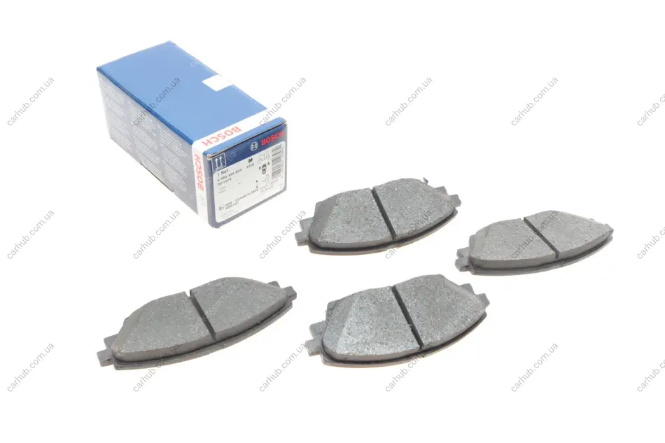 Комплект гальмівних колодок передн, MAZDA 3, CX-3, CX-30 1.5-2.5H 07.13- BOSCH 0 986 494 804 (фото 1)