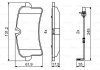 Колодки гальмівні (задні) Audi A6 13-/A7 13-/Porsche Macan 14- 0 986 494 842 BOSCH 0986494842 (фото 7)