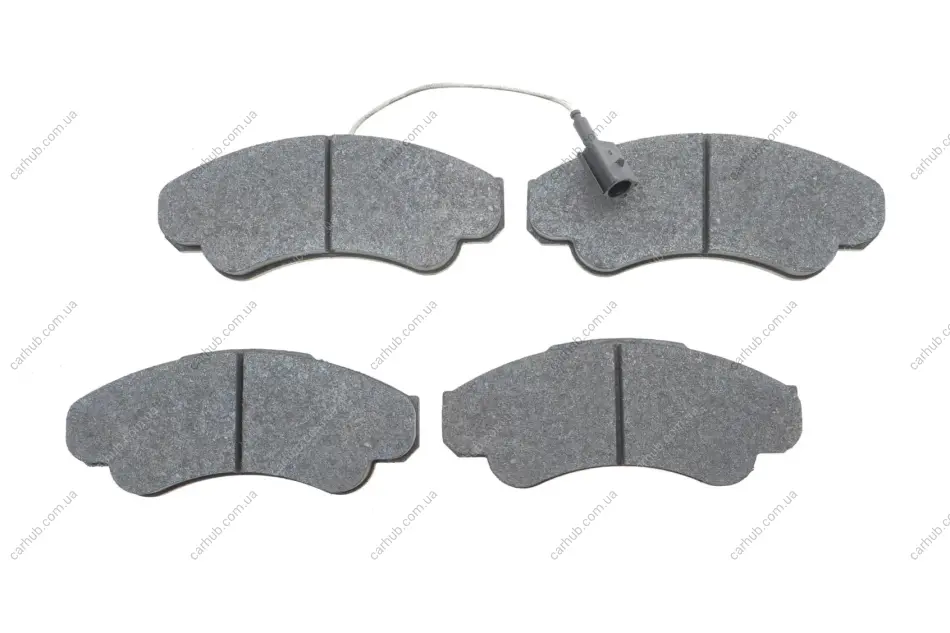 Колодки гальмівні (передні) Citroen Jumper 99-06/Fiat Ducato 00-/Peugeot Boxer 97-09 (+датчик) BOSCH 0 986 494 850 (фото 1)