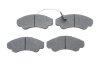 Колодки гальмівні (передні) Citroen Jumper 99-06/Fiat Ducato 00-/Peugeot Boxer 97-09 (+датчик) 0 986 494 850 BOSCH 0986494850 (фото 1)