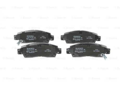 Комплект гальмівних колодок задн, BUICK ENCLAVE CHEVROLET AVALANCHE 1500, TRAILBLAZER, TRAVERSE GMC ACADIA, ENVOY SAAB 9-7X 3.6/4.2/5.3 09.01- BOSCH 0 986 494 858