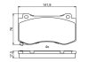 Колодки гальмівні (передні) Chrysler 300C/Geep Grand Cherokee 04-12 BOSCH 0 986 494 870 (фото 8)