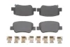 Колодки гальмівні (задні) Toyota Avensis 08-18 (з прижимною пластиною) = 0986494403 BOSCH 0 986 494 933 (фото 1)