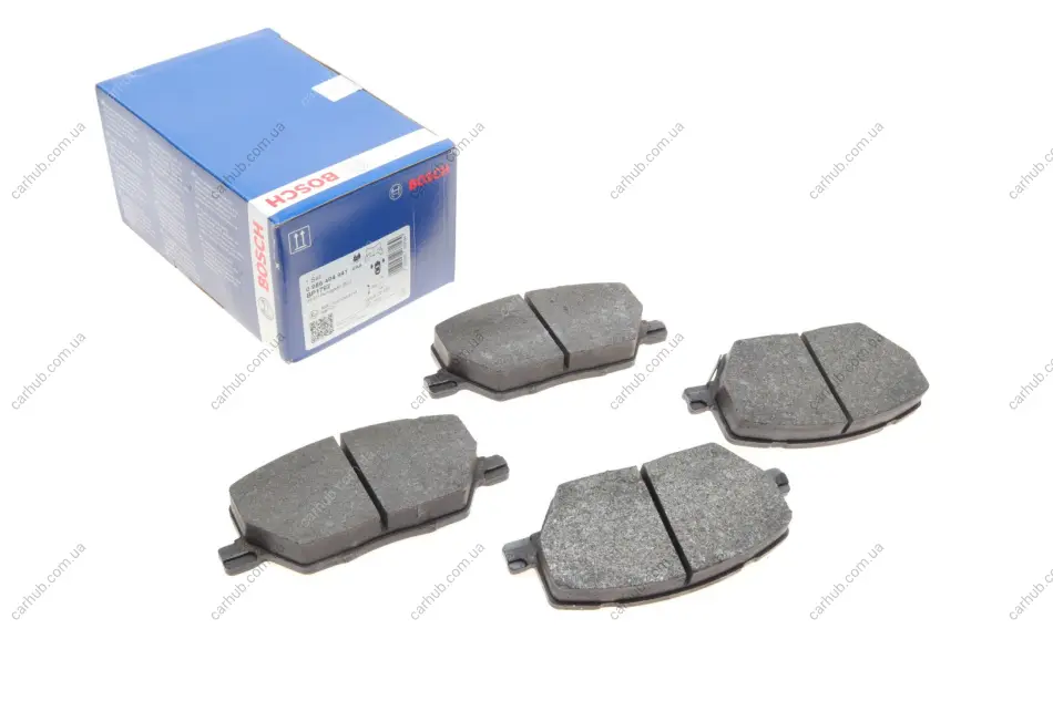 Комплект гальмівних колодок передн, ALFA ROMEO TONALE FIAT 500X JEEP COMPASS, RENEGADE 1.0-2.4 07.14- BOSCH 0 986 494 941 (фото 1)