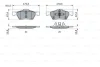 Комплект гальмівних колодок передн, FORD MAVERICK FORD USA ESCAPE GMC ENVOY MAZDA TRIBUTE 2.3/3.0/4.2 03.00- BOSCH 0 986 494 960 (фото 1)