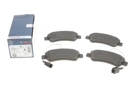 Колодки гальмівні (задні) Citroen Jumper/Fiat Ducato/Peugeot Boxer 06- (+датчики) BOSCH 0 986 494 994