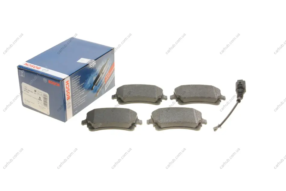 Колодки гальмівні (задні) VW T5 03- (Lucas) (з датчиком) BOSCH 0 986 495 094 (фото 1)