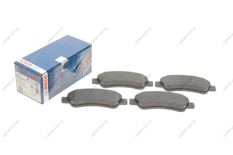 Колодки гальмівні (задні) Citroen Jumper/Fiat Ducato/Peugeot Boxer 06- (з аксесуарами) BOSCH 0 986 495 254 (фото 1)