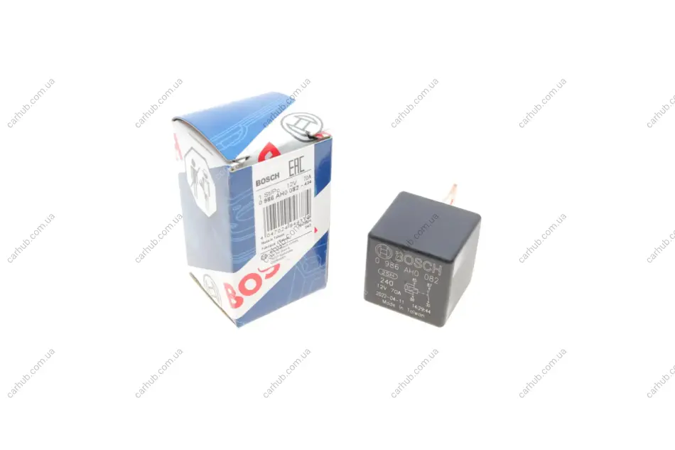 Реле обігрівача скла Hyundai Tucson/i40/Santa Fe 01- (12V) BOSCH 0 986 AH0 082 (фото 1)