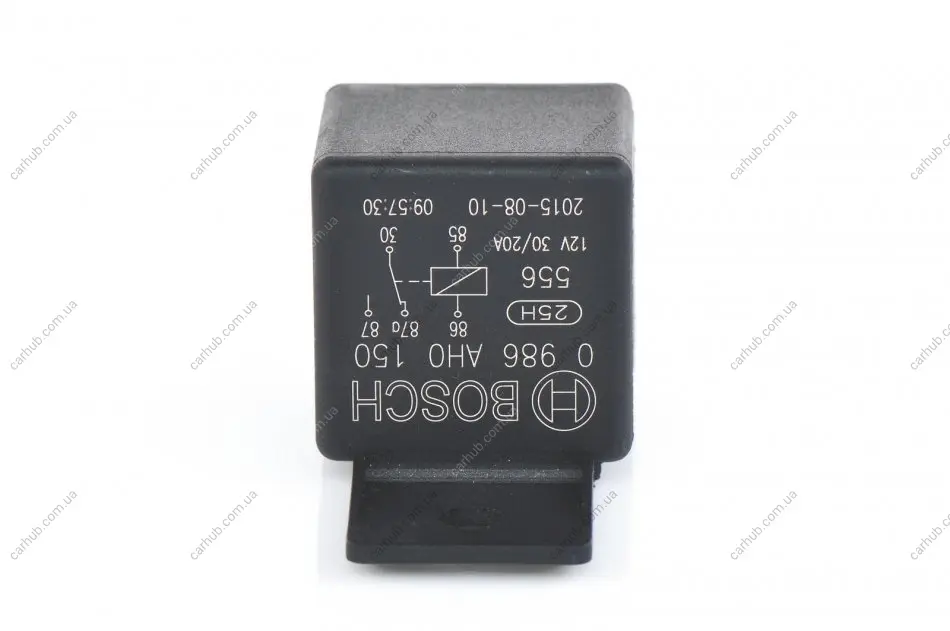 Реле універсальне (12В, 30А, кількість з\'єднань: 5) BOSCH 0 986 AH0 150 (фото 1)