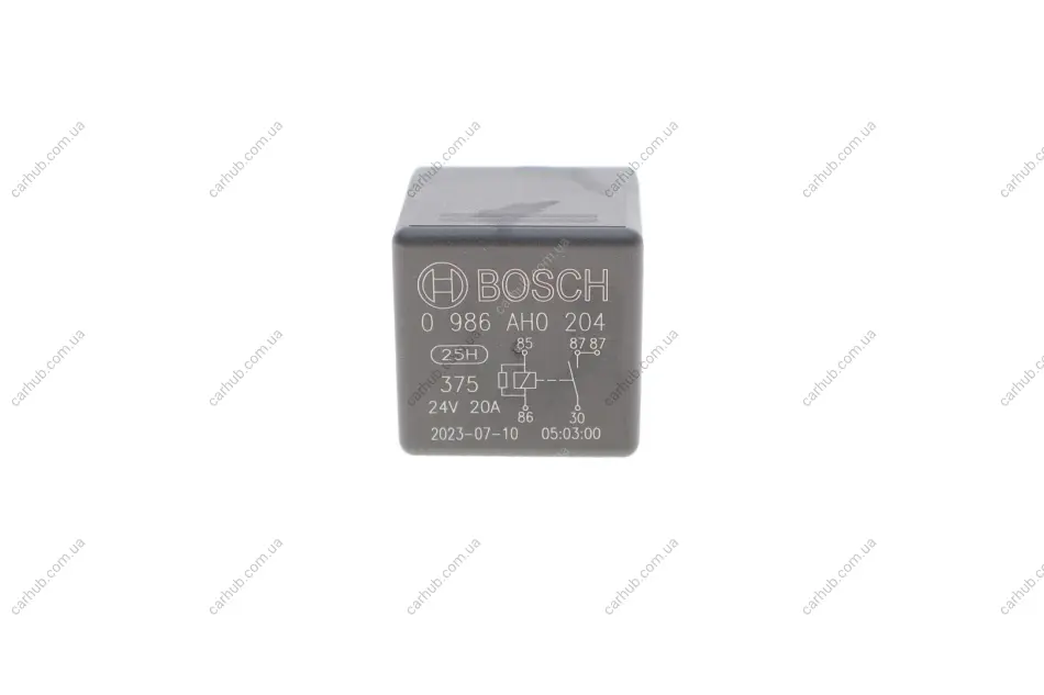 Реле поворотів (24V) Man/MB/Scania (5 контактов) BOSCH 0 986 AH0 204 (фото 1)