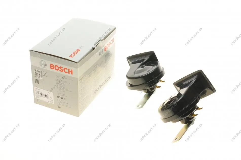 Фанфари (єлектропневматичні) VW BORA I, GOLF IV, LUPO I, POLO, POLO III, POLO III CLASSIC, POLO/KOMBI 10.94-12.13 BOSCH 0 986 AH0 503 (фото 1)