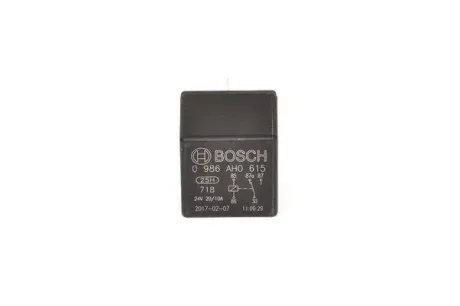Реле поворотів (24V) Man/MB/Scania (5 контактів) = 0 332 204 202 BOSCH 0 986 AH0 615