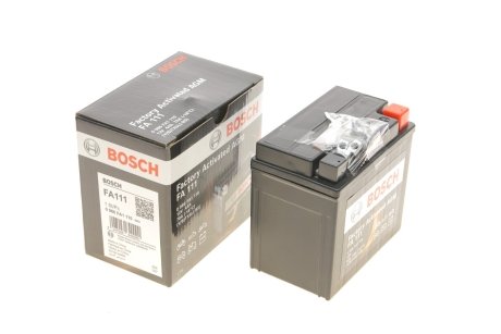 Фото акумуляторна батарея 4Ah/70A (113x70x105/+R/B0) (AGM) Factory Activated AGM BOSCH 0 986 FA1 110 Акумуляторна батарея 4Ah/70A (113x70x105/+R/B0) (AGM) Factory Activated AGM BOSCH 0 986 FA1 110