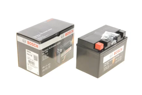 Акумуляторна батарея 10Ah/145A (150x88x105/+L/B0) (AGM) Factory Activated AGM BOSCH 0 986 FA1 180
