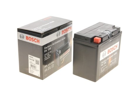 Фото акумуляторна батарея 19Ah/210A (175x100x155/+L/B0) Factory Activated AGM BOSCH 0 986 FA1 380 Акумуляторна батарея 19Ah/210A (175x100x155/+L/B0) Factory Activated AGM BOSCH 0 986 FA1 380