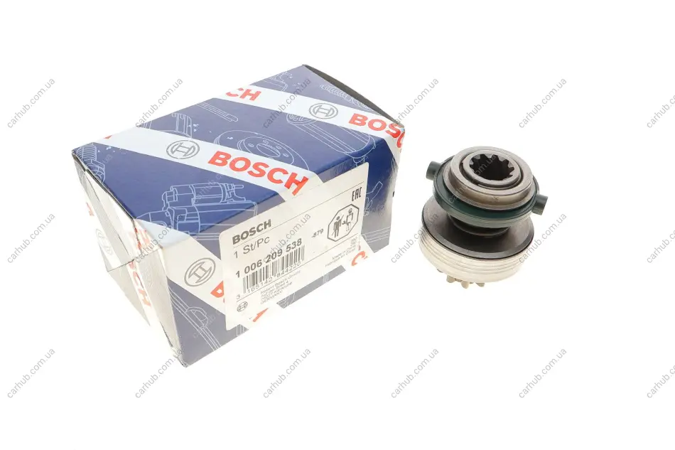 Бендикс стартера Renault Master/Opel Vivaro 97-01 BOSCH 1 006 209 538 (фото 1)