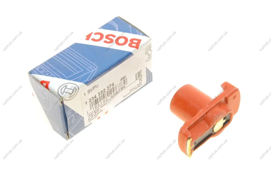 Бігунок розподільника запалювання Audi 80/100/A6 2.0-2.3/VW Caddy 1.4-1.6i/T4 2.0/2.5i BOSCH 1 234 332 374 (фото 1)