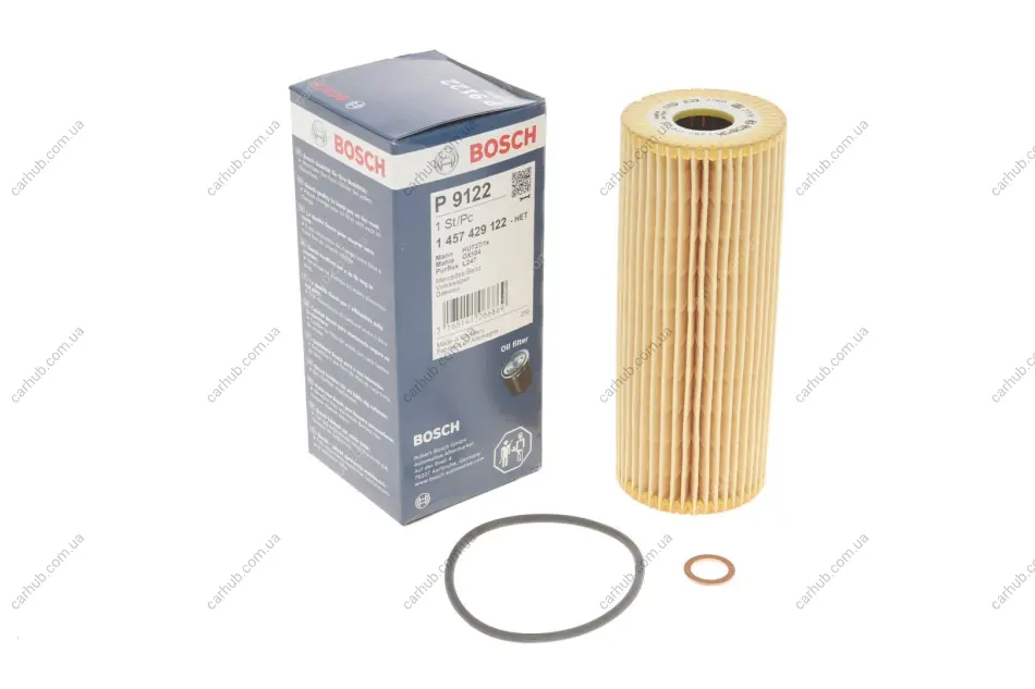Фільтр масляний MB (W124 280E/W124 300-24V) 89- BOSCH 1 457 429 122 (фото 1)