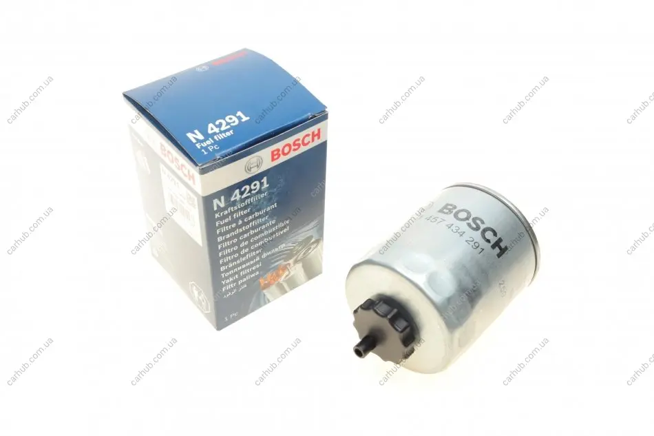 Паливний фільтр VOLVO S40 I, V40 MITSUBISHI CARISMA RENAULT 19 II, 19 II CHAMADE, ESPACE III, LAGUNA I, MASTER I, TRAFIC 1.9D-2.5D 04.92-03.01 BOSCH 1 457 434 291 (фото 1)