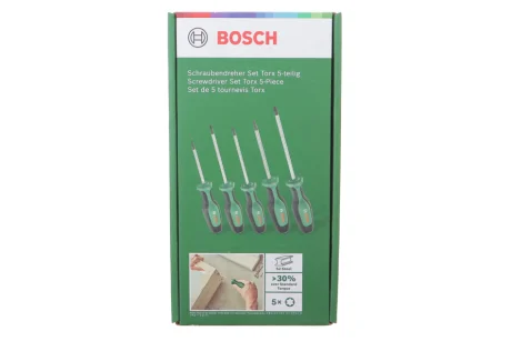 Набір викруток Torx 5 од. BOSCH 1 600 A02 BX6