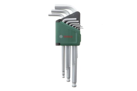 Набір ключів Г-под. Hex 1,5-10 мм BOSCH 1 600 A02 BX9