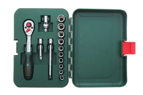Набір торцевих головок з тріскачкою 1/4" 14 од. BOSCH 1 600 A02 BY0