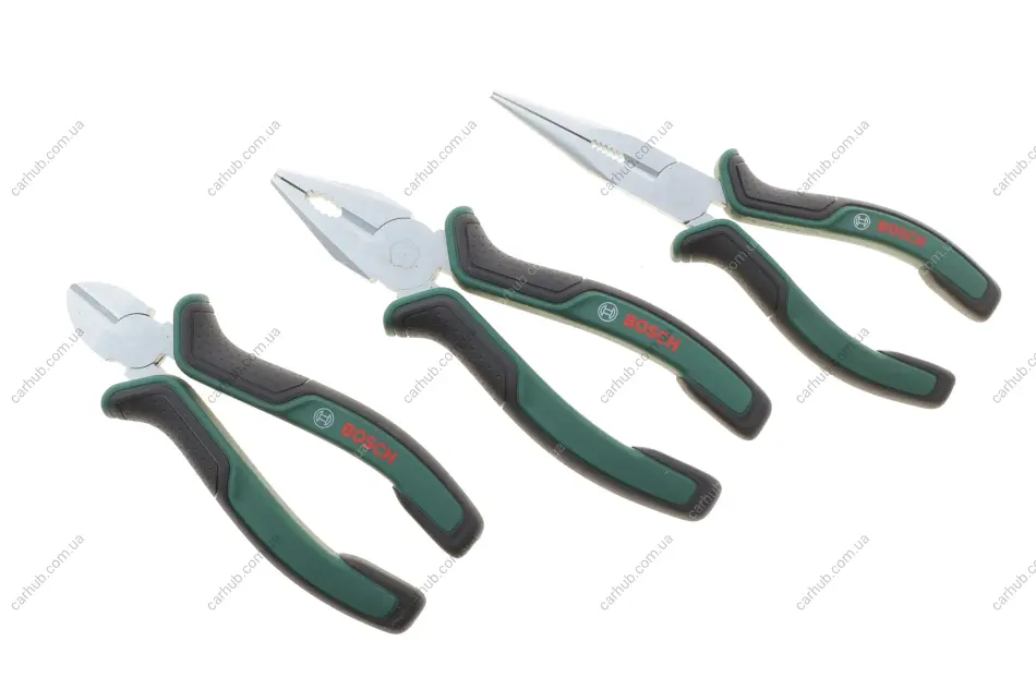 Плоскогубці Bosch 3 од.(комбіновані,бічні,посилені) BOSCH 1 600 A02 C0S (фото 1)