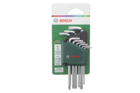 Набір ключів Г-под. Torx T8-T40 9 од. BOSCH 1 600 A02 Z9C