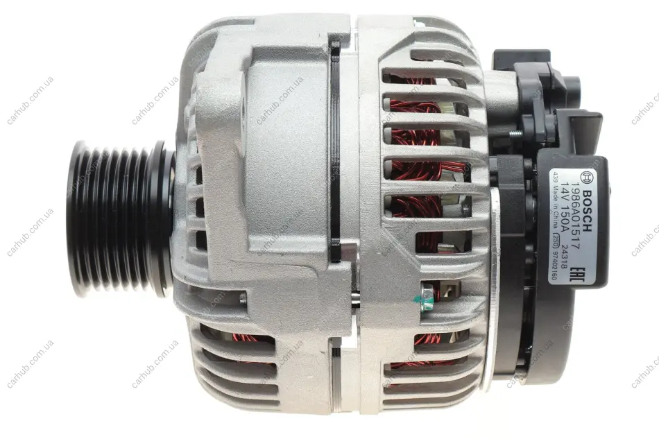 Генератор Fiat Ducato 2.3D 06- (14V/150A) BOSCH 1 986 A01 517 (фото 1)