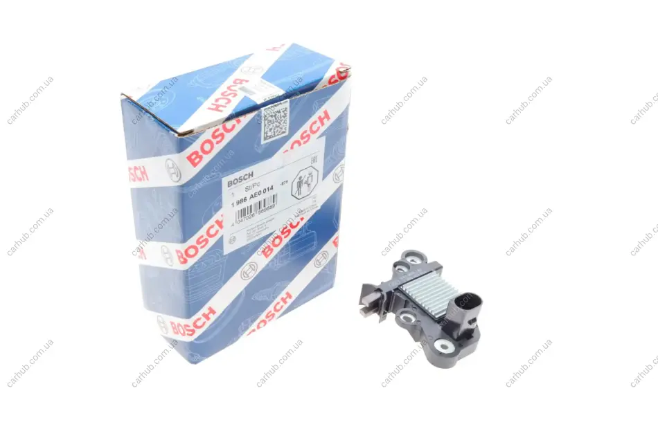 Реле генератора (12V) VW Jetta 1.4/2.0TSI 14-/Polo 1.4/1.6 09- BOSCH 1 986 AE0 014 (фото 1)