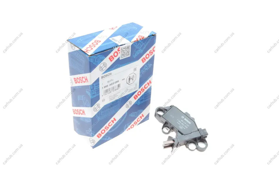 Регулятор напруги VOLVO S60 II, S80 II, V60 I, V70 III, XC60 I CITROEN JUMPER III FORD GALAXY II, GALAXY MK II, MONDEO IV, RANGER, S-MAX, TRANSIT, TRANSIT V363 2.0/2.2D/3.2D 04.06- BOSCH 1 986 AE0 058 (фото 1)