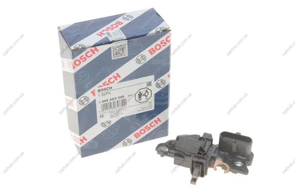Реле генератора Daf CF 85/XF 105/Volvo 7700/9700/9900/B11 9.4D/12.8D 06- BOSCH 1 986 AE0 099 (фото 1)