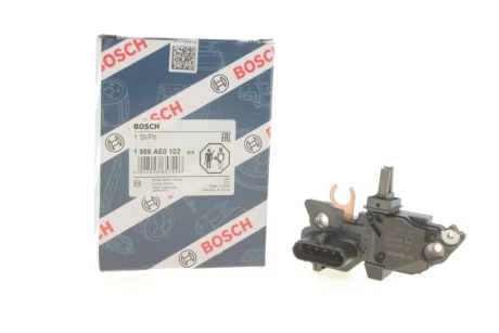 Регулятор напруги (24В, 120А) VOLVO FH, FH II, FH III, FM, FM II, FM III, FMX, FMX II, FMX III 09.05- BOSCH 1 986 AE0 102