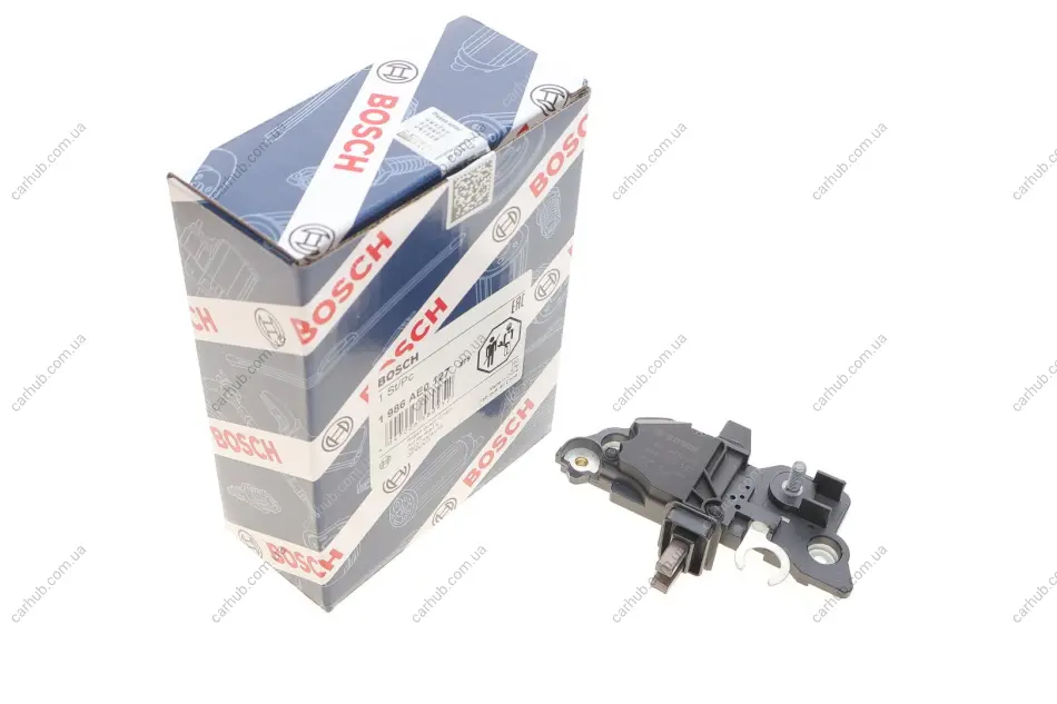 Регулятор напруги MERCEDES V (638/2), VITO (W638) FIAT DOBLO, PANDA OPEL ASTRA G, CORSA C, CORSA D, VECTRA C, VECTRA C GTS, ZAFIRA A SMART CABRIO, CITY-COUPE 0.6-2.2D 02.98- BOSCH 1 986 AE0 127 (фото 1)