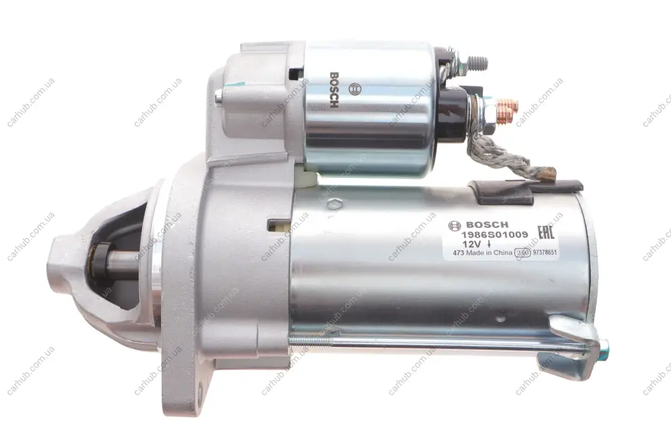 Стартер MB A-class (W168/W169) 1.4-2.0 (M166/M266) 97-12 (12V/1.2kw) BOSCH 1 986 S01 009 (фото 1)