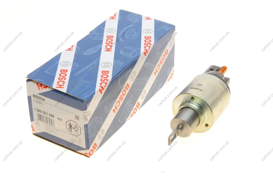 Реле стартера втягуюче (12V) VW BOSCH 1 986 SE1 698 (фото 1)